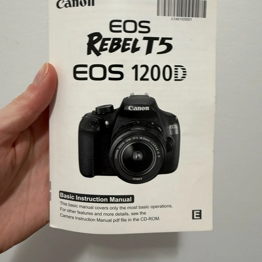 Canon EOS Rebel T5 EOS 1200D Black Camera